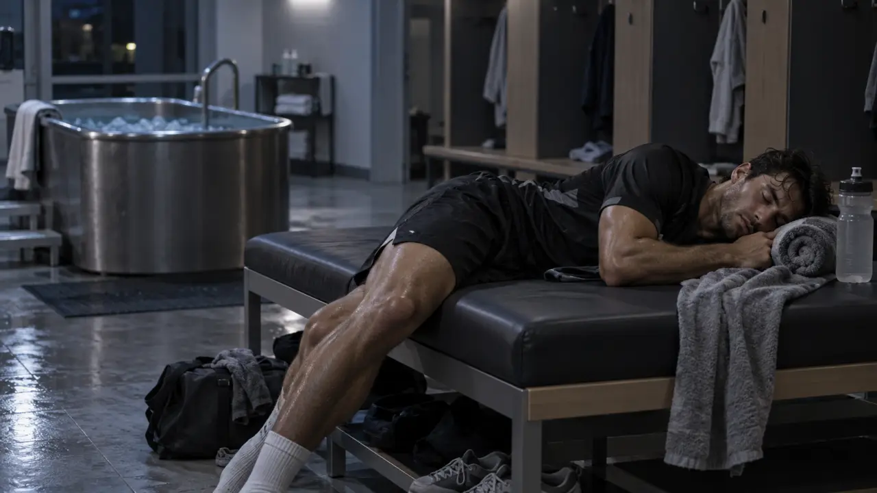 Après un match, le sommeil passe avant le bain froid pour récupérer