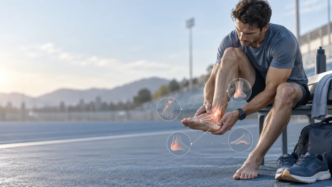 Douleur au pied : la zone et le moment orientent les causes possibles